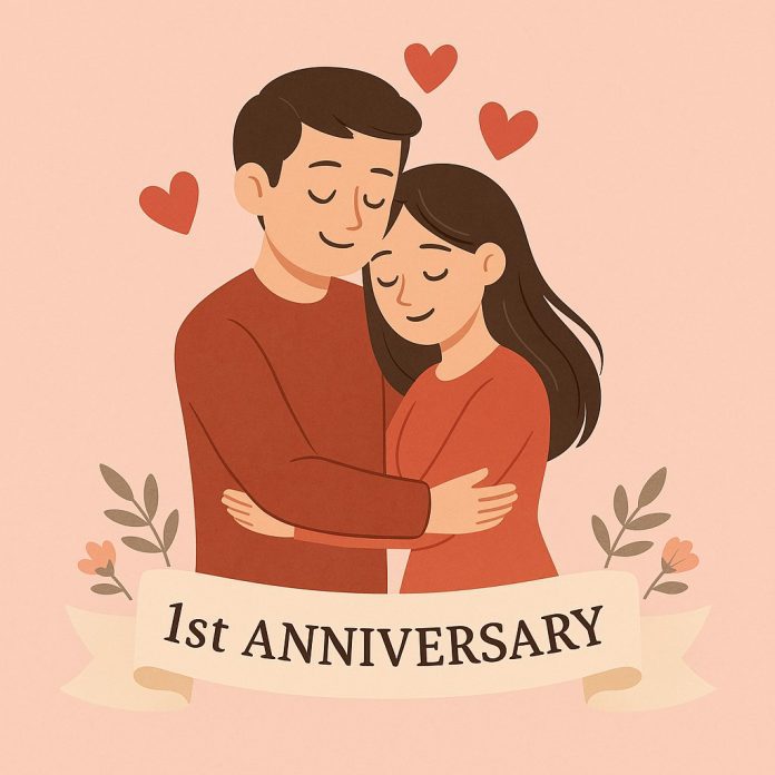1st Anniversary Wishes for a Couple